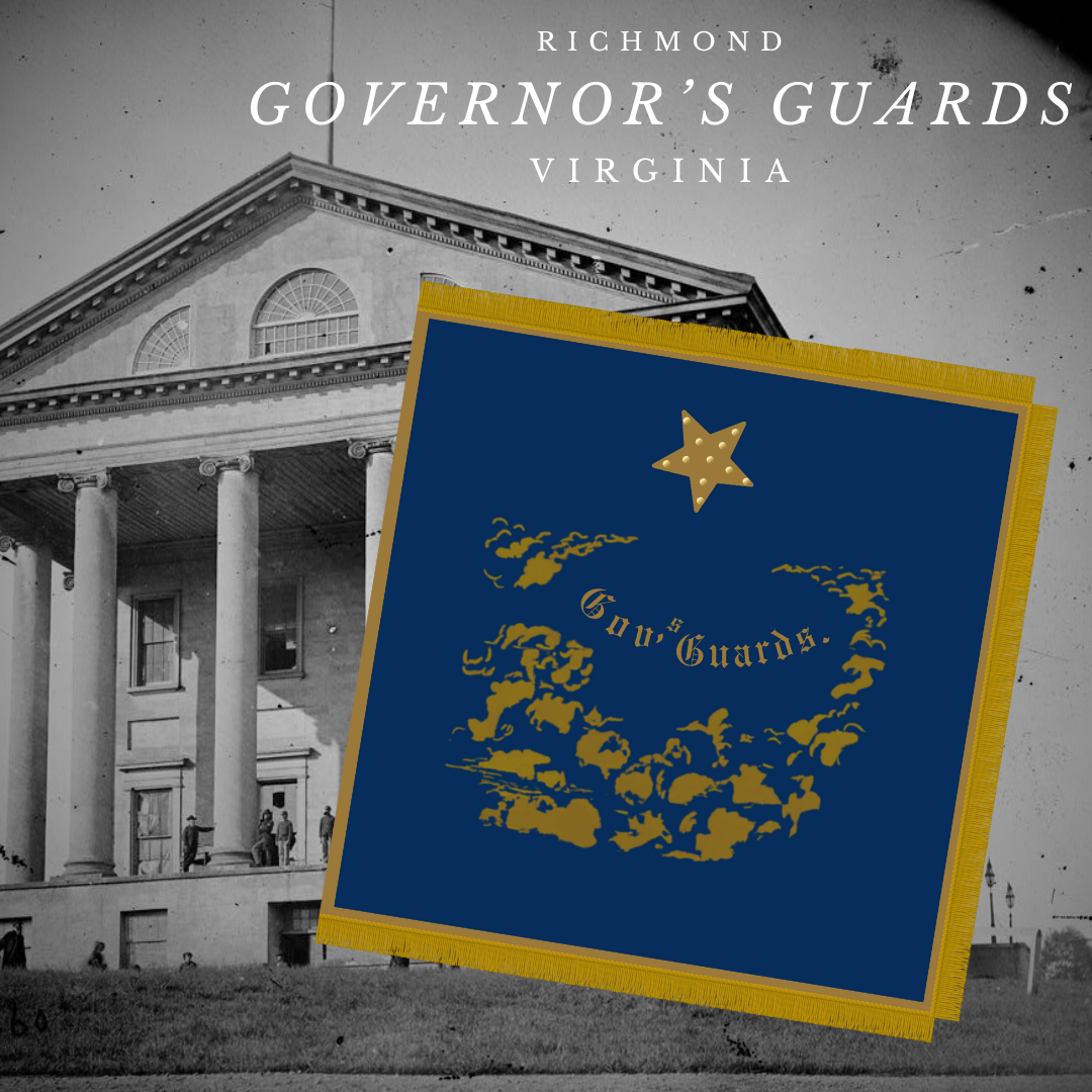 Governor's Guards - Richmond Virginia Flag Stickers