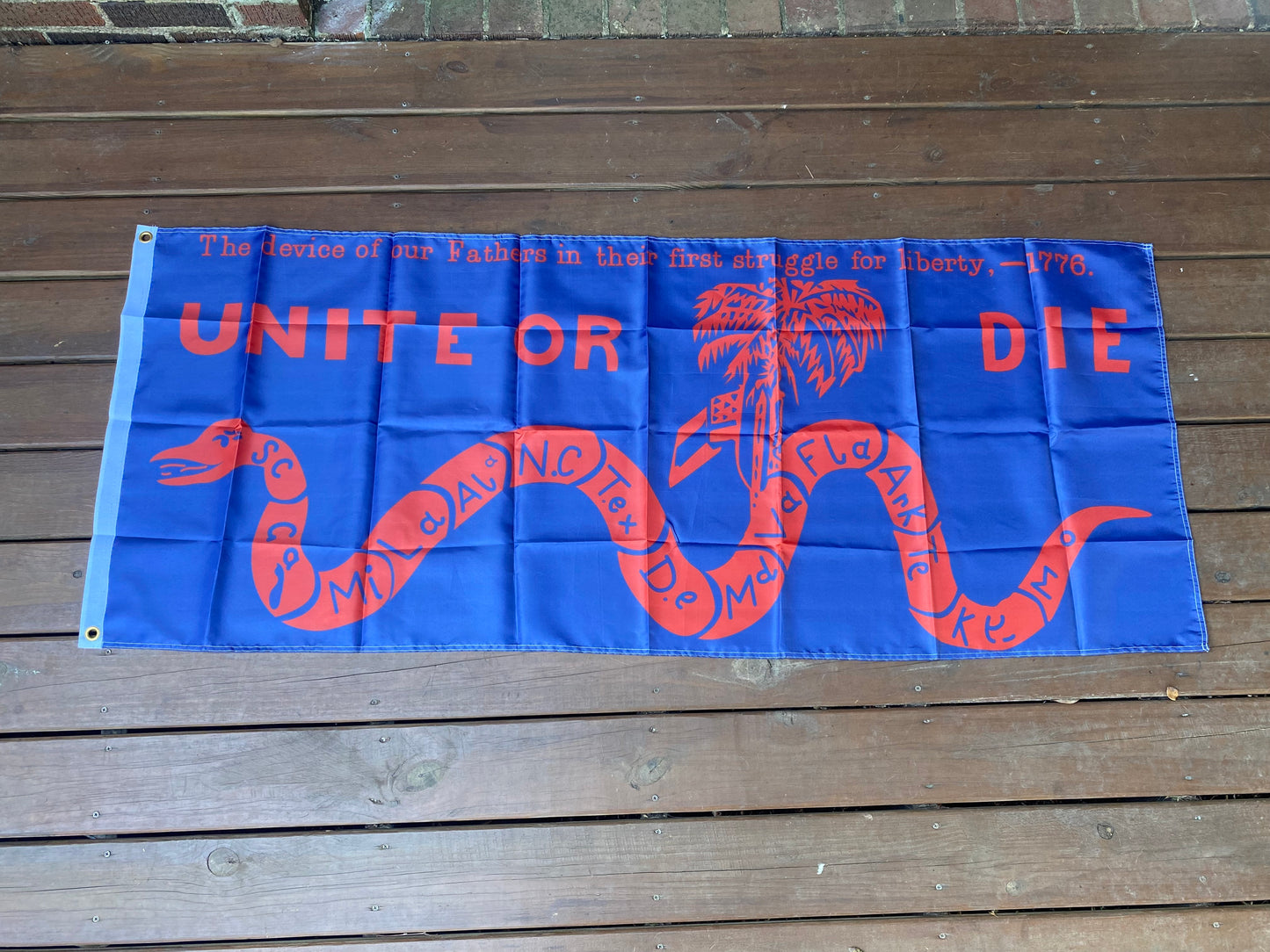 "Unite or Die" Southern Republic House Flag