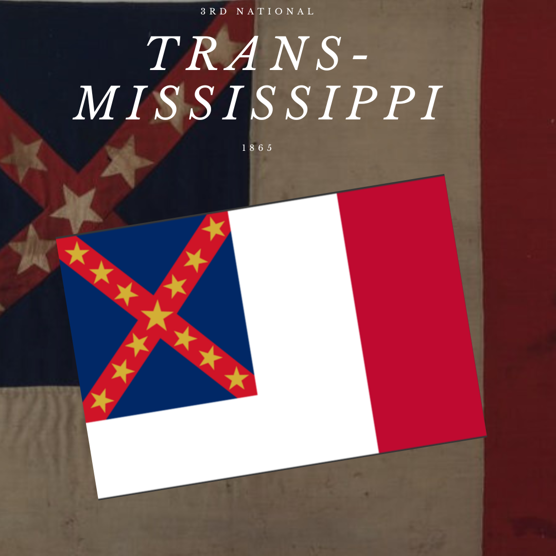 Trans-Mississippi 3rd National Flag Stickers