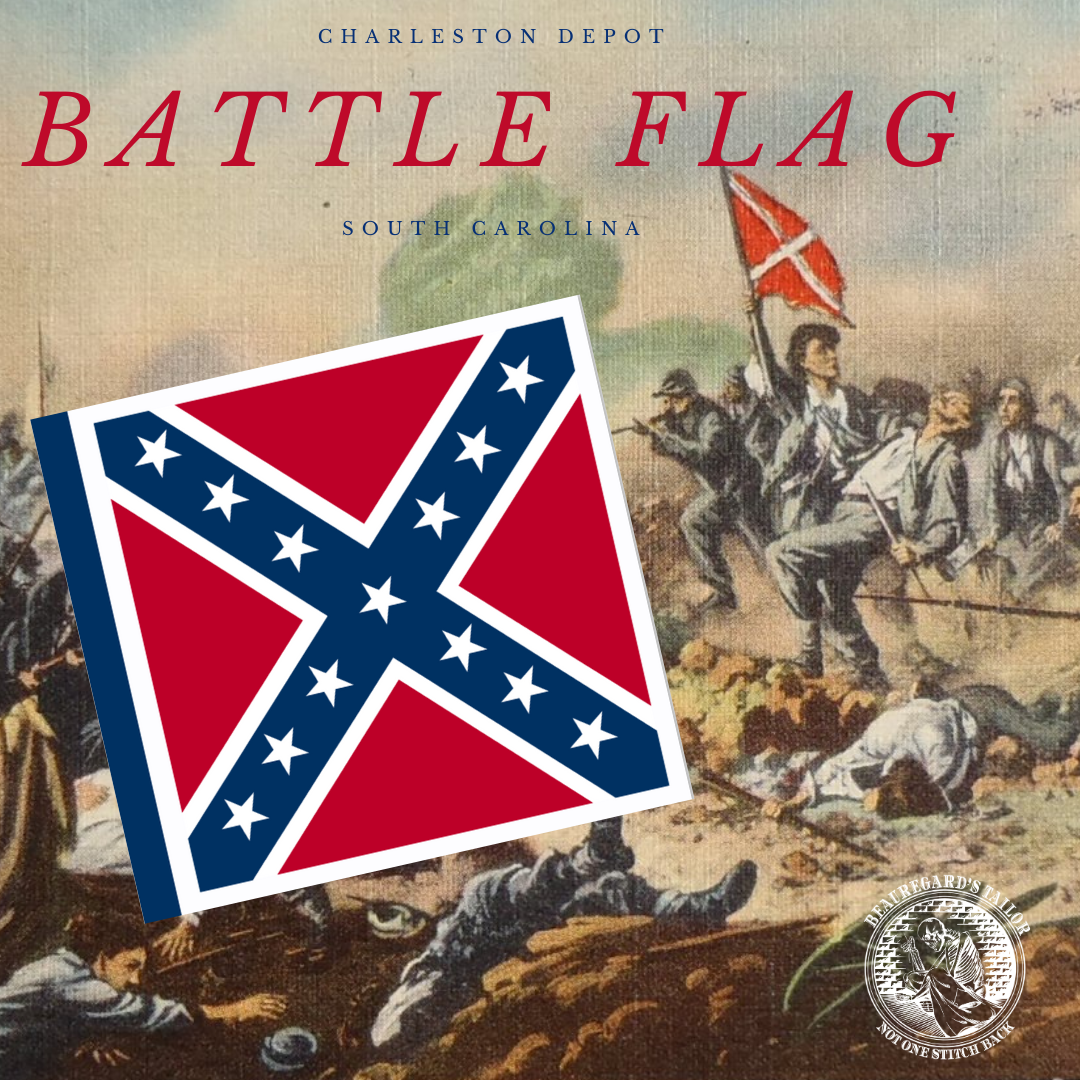 Charleston Depot Flag Sticker