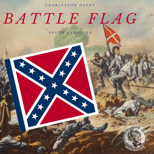 Charleston Depot Flag Sticker