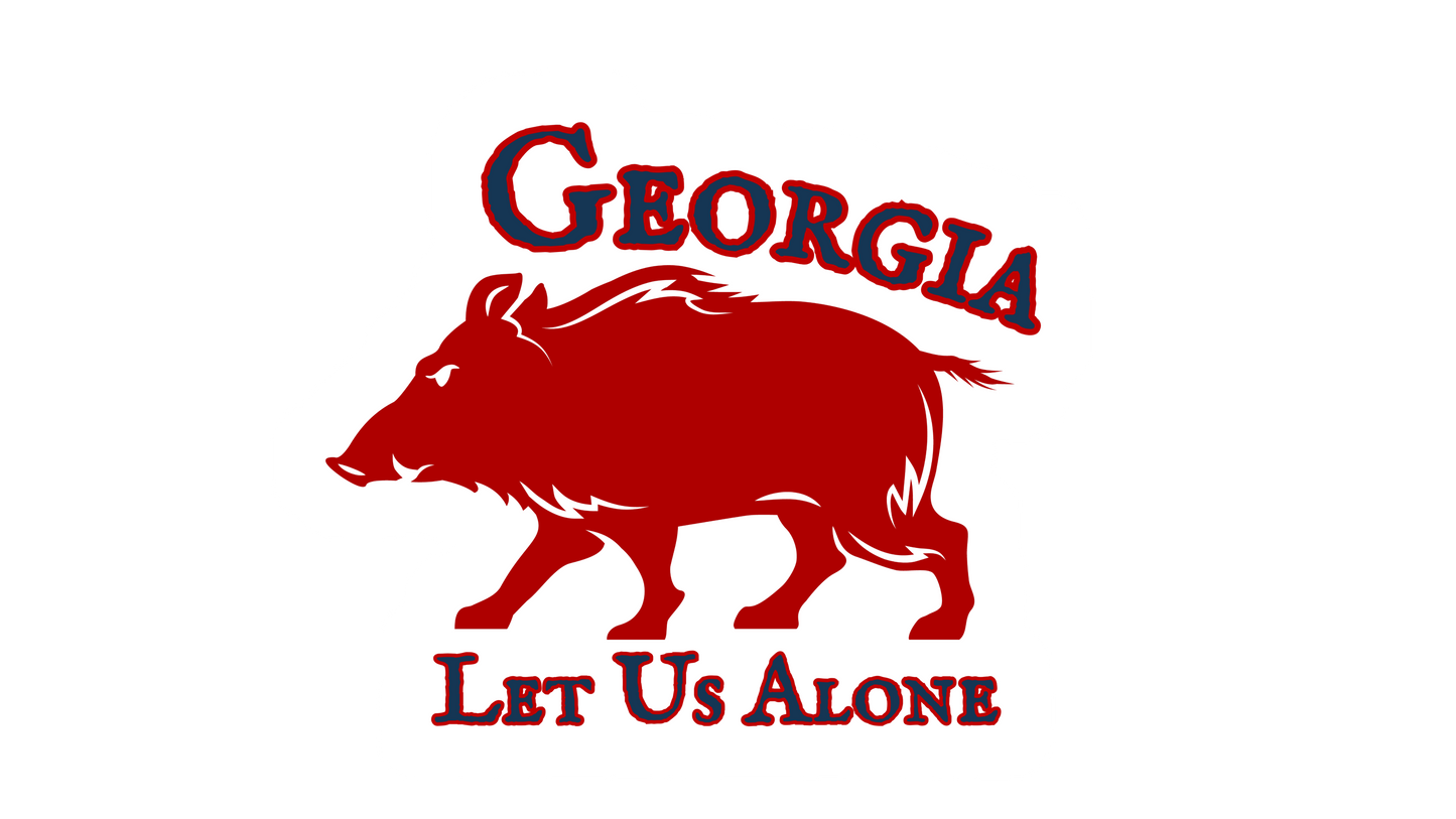 Georgia  "Let Us Alone" Stickers/Magnet