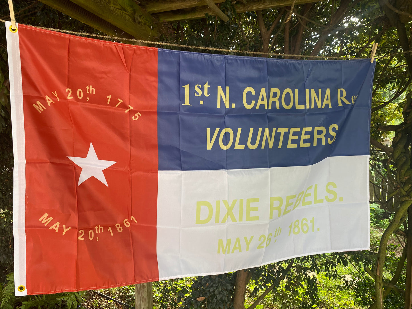 1st North Carolina Volunteers "Dixie Rebels" House Flag Closeout