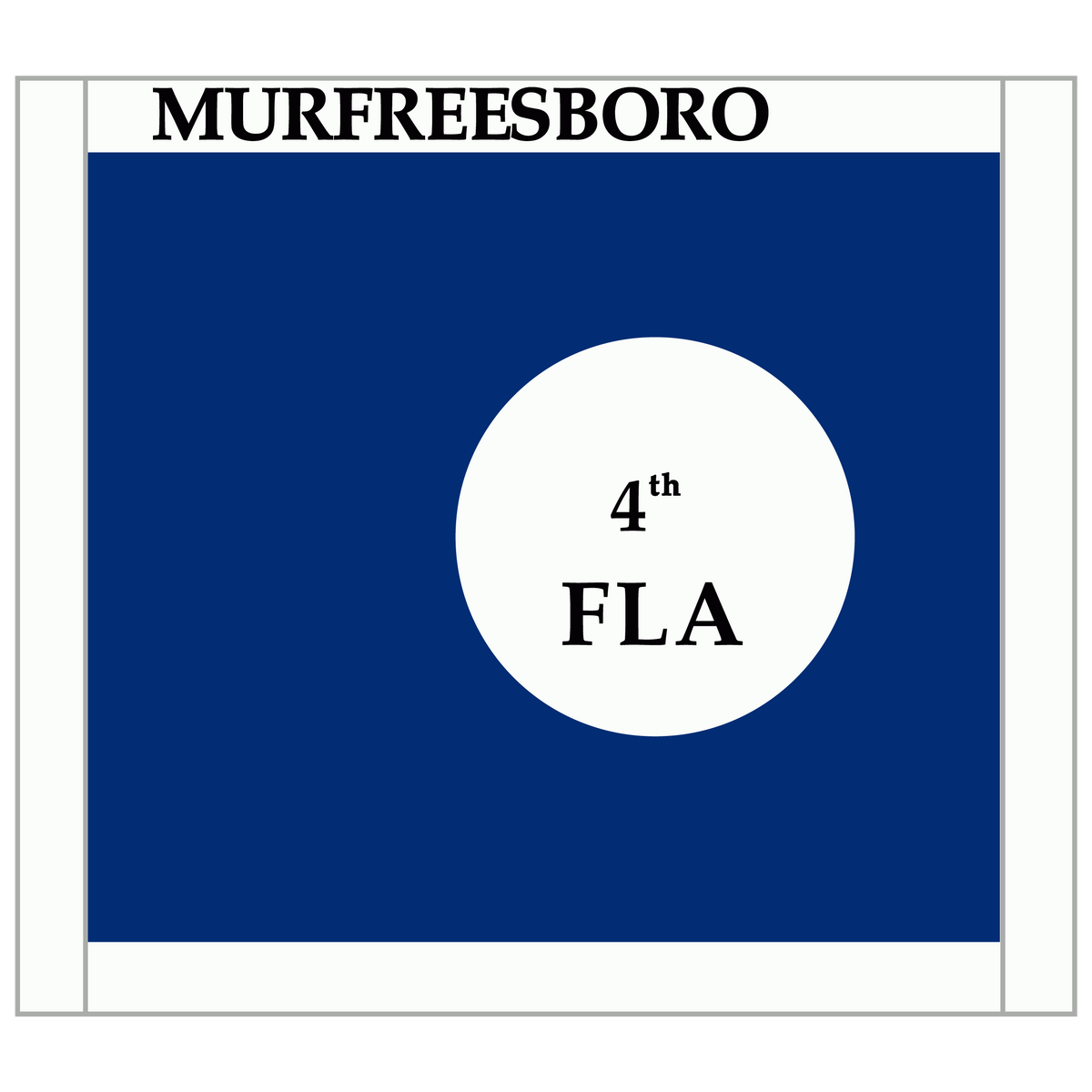 4th Florida Hardee Flags Stickers/Magnets