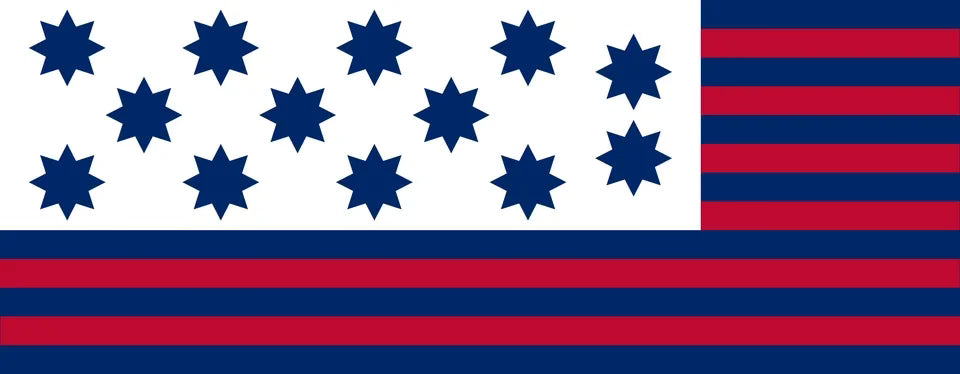 Guilford Courthouse Flag Stickers