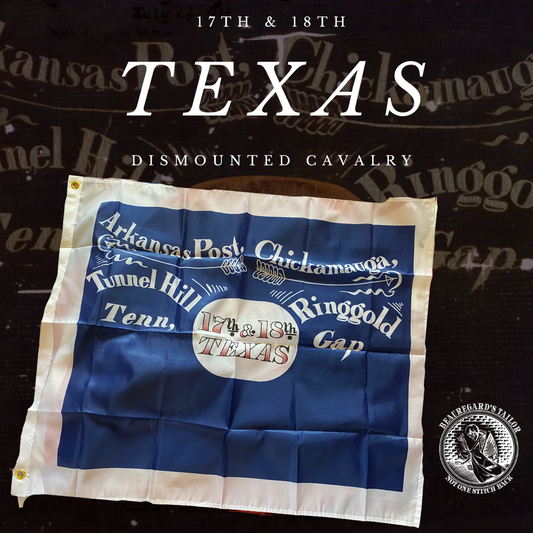 17th and 18th Texas Dismounted Cavalry House Flag
