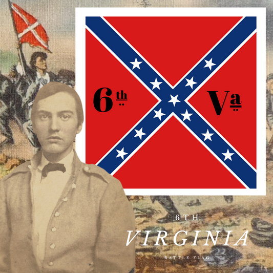 6th Virginia Infantry Flag Stickers/Magnets