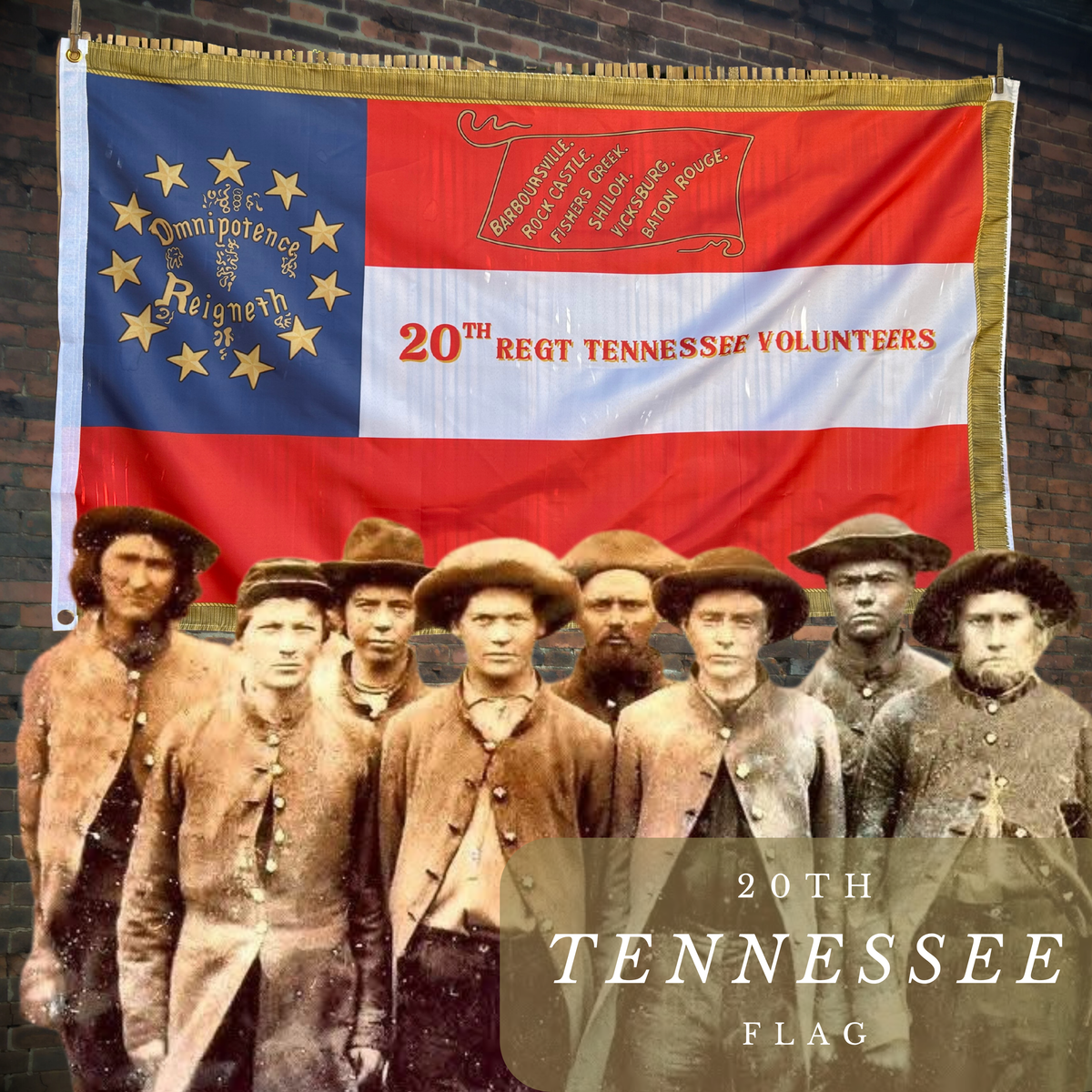 20th Tennessee Infantry Flag