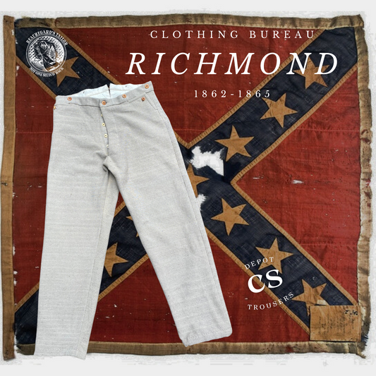 Richmond Clothing Bureau Trousers (Jean) 1862-1865