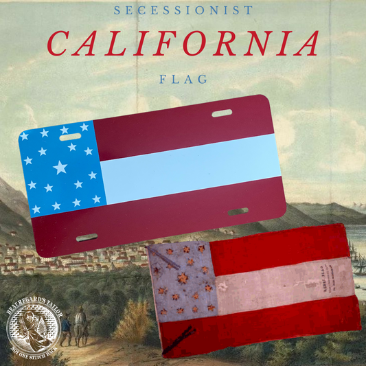California Secessionist Flag Car Tag/Plate