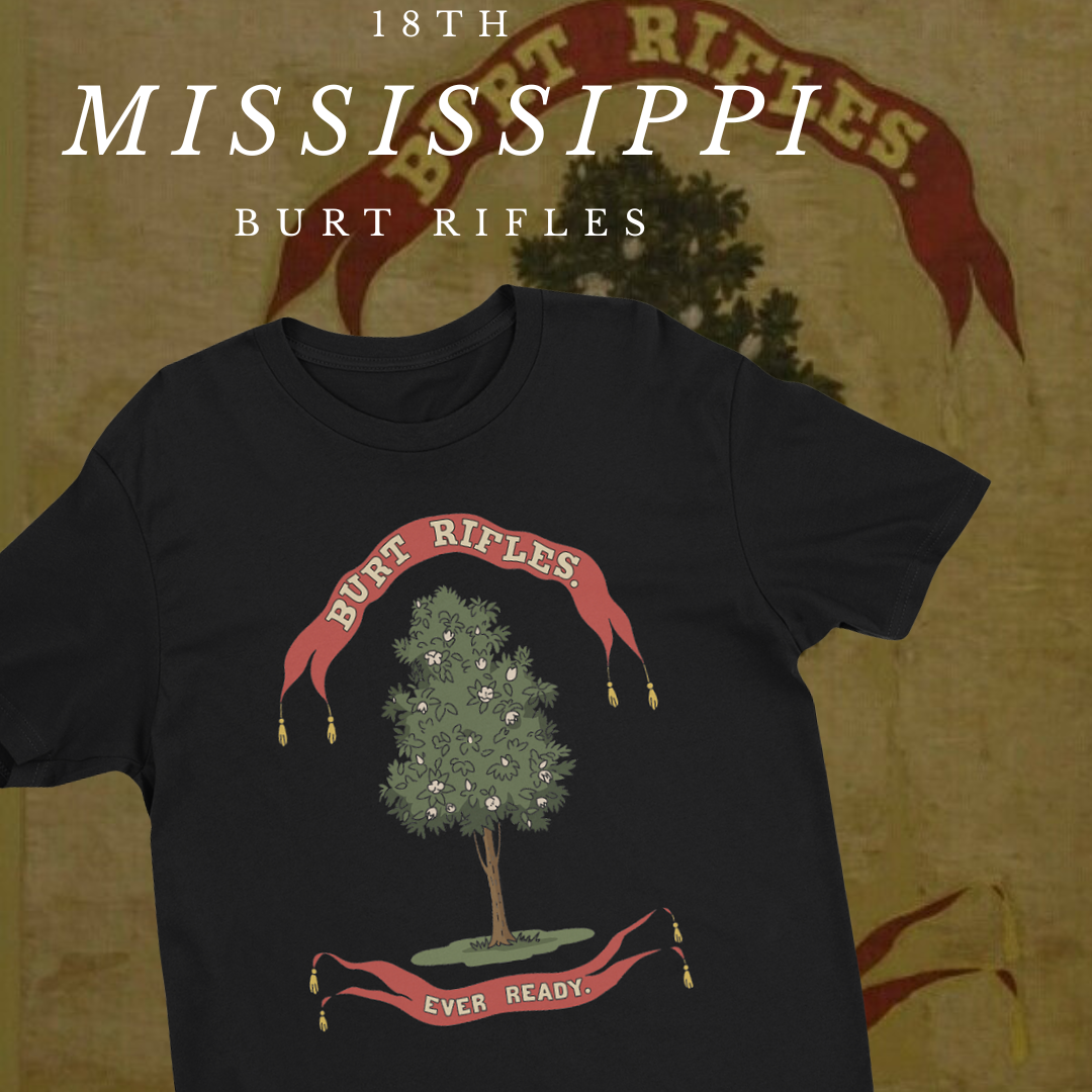 "Ever Ready" 18th Mississippi Infantry Flag Shirt
