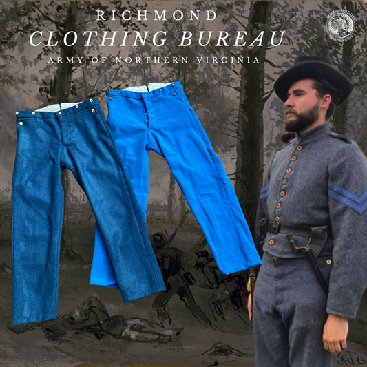 Richmond Clothing Bureau Trousers (English Import Cloth) 1863-1865