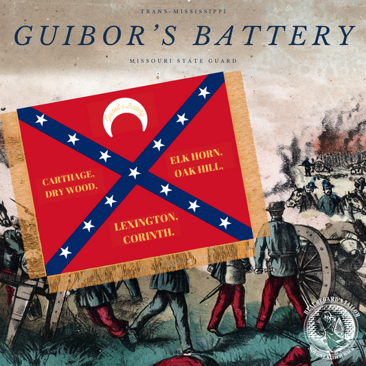 Guibor's Missouri Battery Flag 1863 Stickers