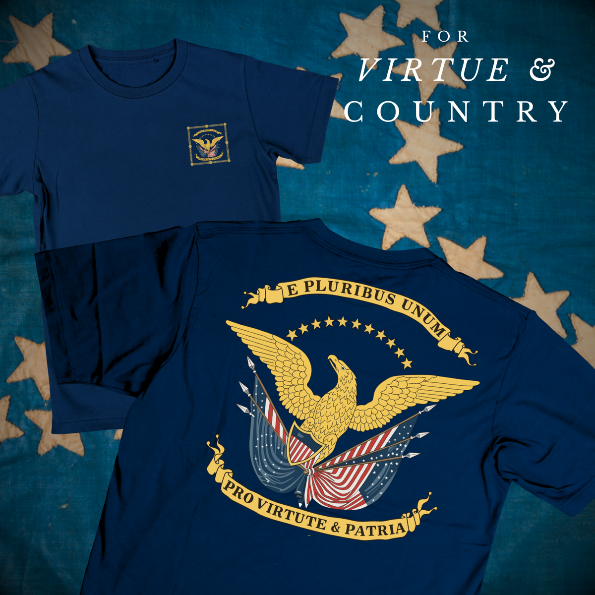 "For virtue and country" - Old Republic Shirt