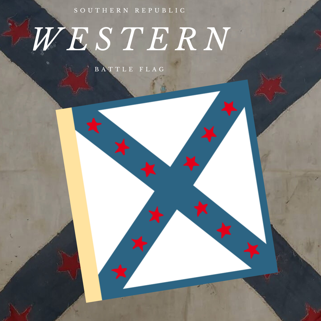 "Western Battle Flag" Stickers