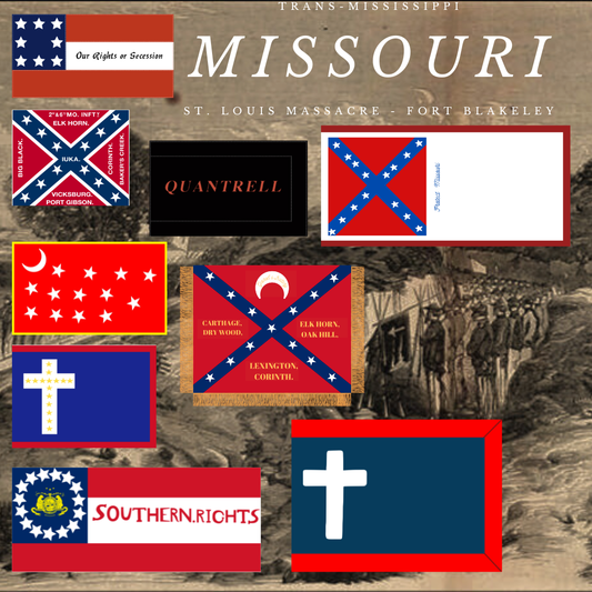 Missouri Flag Sticker Set