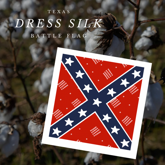 "Dress Silk" Texas Battle Flag Stickers/Magnet