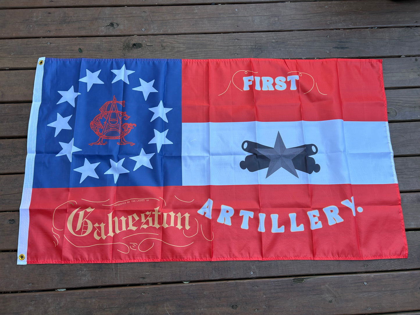 1st Galveston Artillery Flag