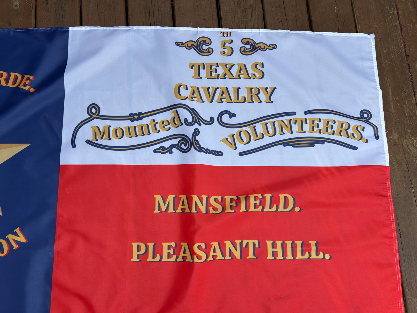 5th Texas Cavalry Mounted Volunteers Flag
