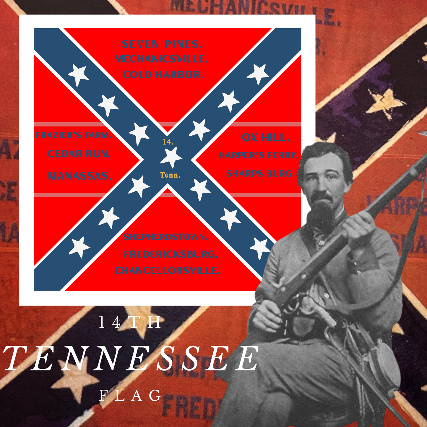 14th Tennessee Infantry  Flag