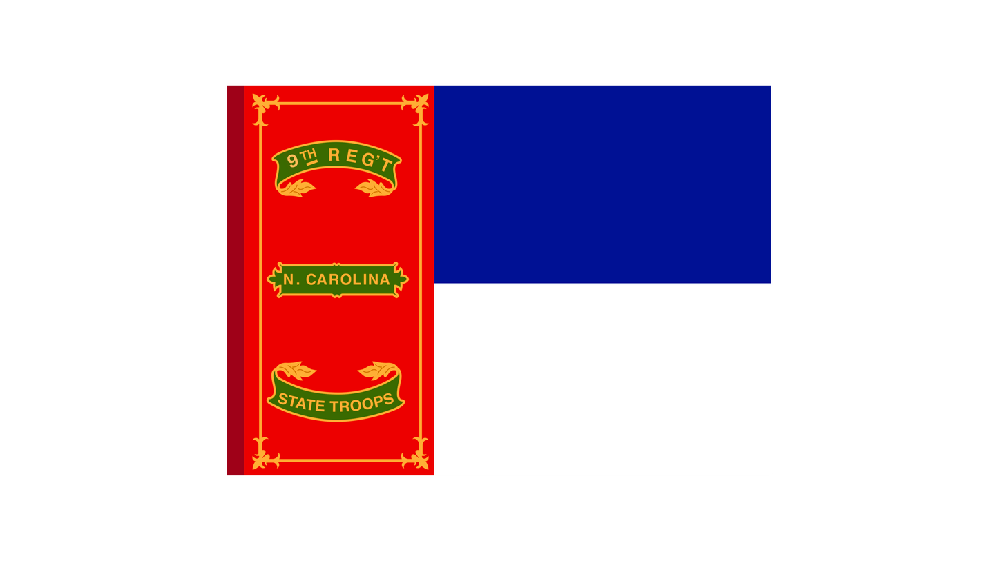 9th North Carolina  House Flag