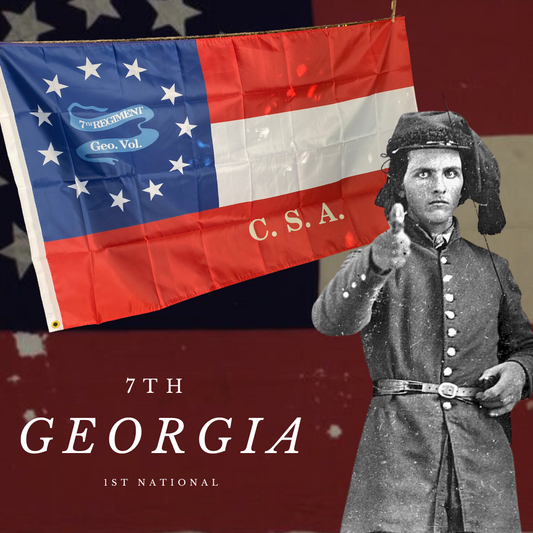7th Georgia Infantry 1st National House Flag