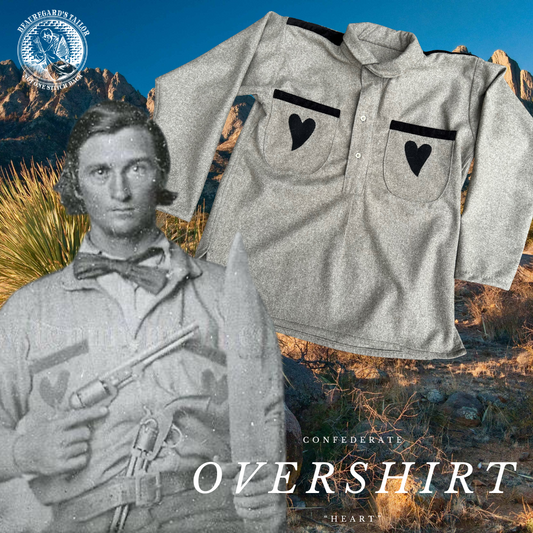Texas Confederate "Heart" Overshirt