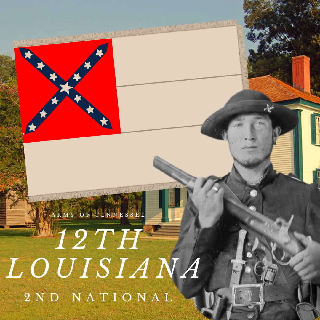 12th Louisiana 2nd National Flag