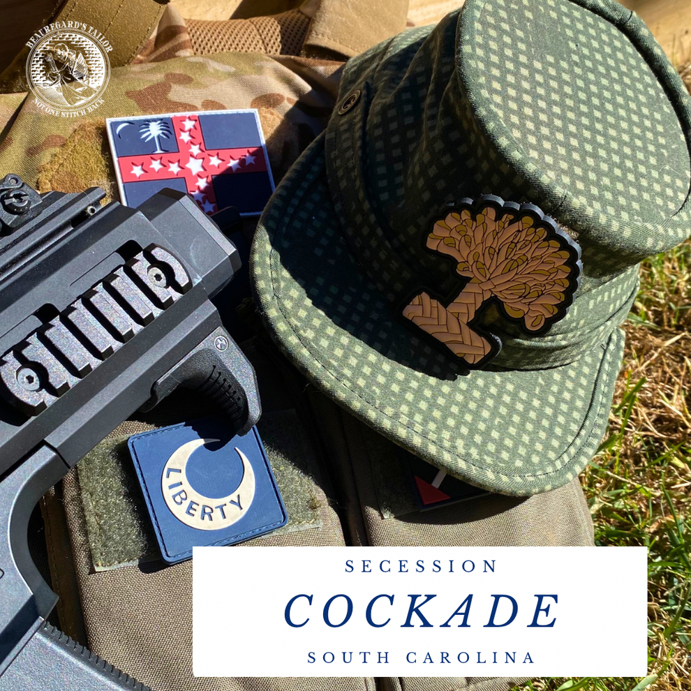 Cockade Patch South Carolina Secession Cockade PVC Patch – Beauregard's Tailor