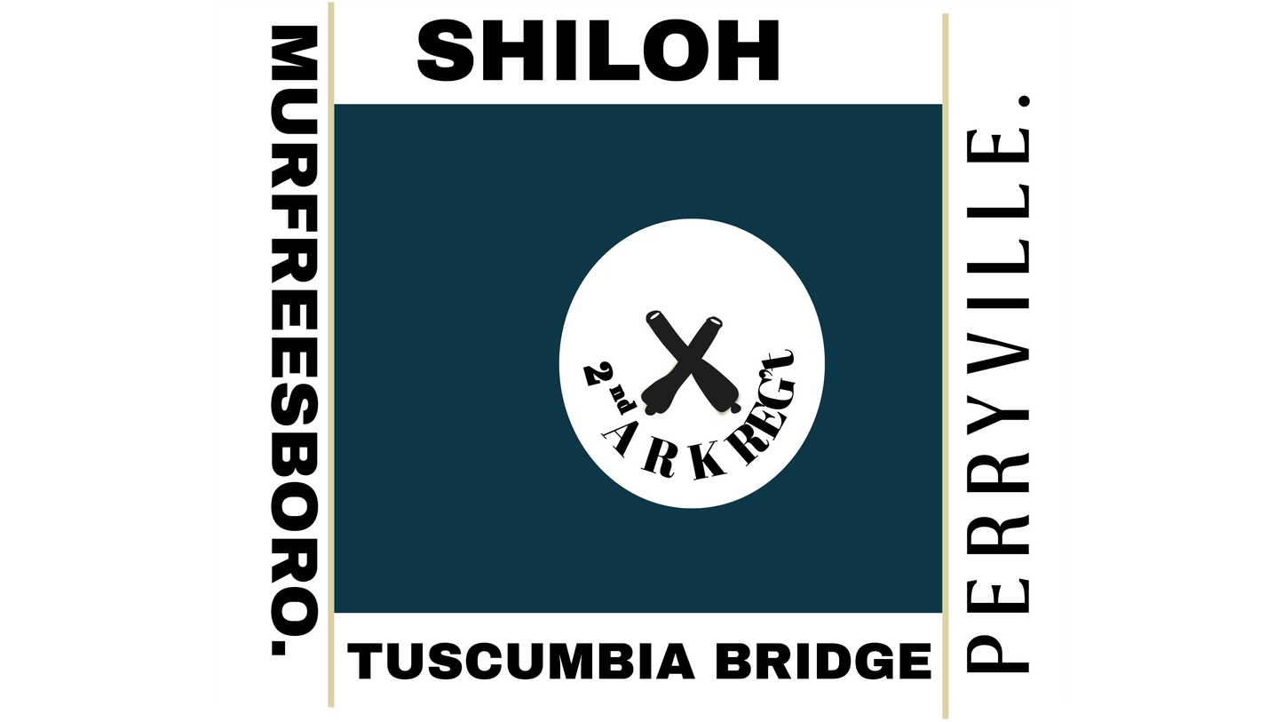 2nd Arkansas Hardee Flag Stickers/Magnet