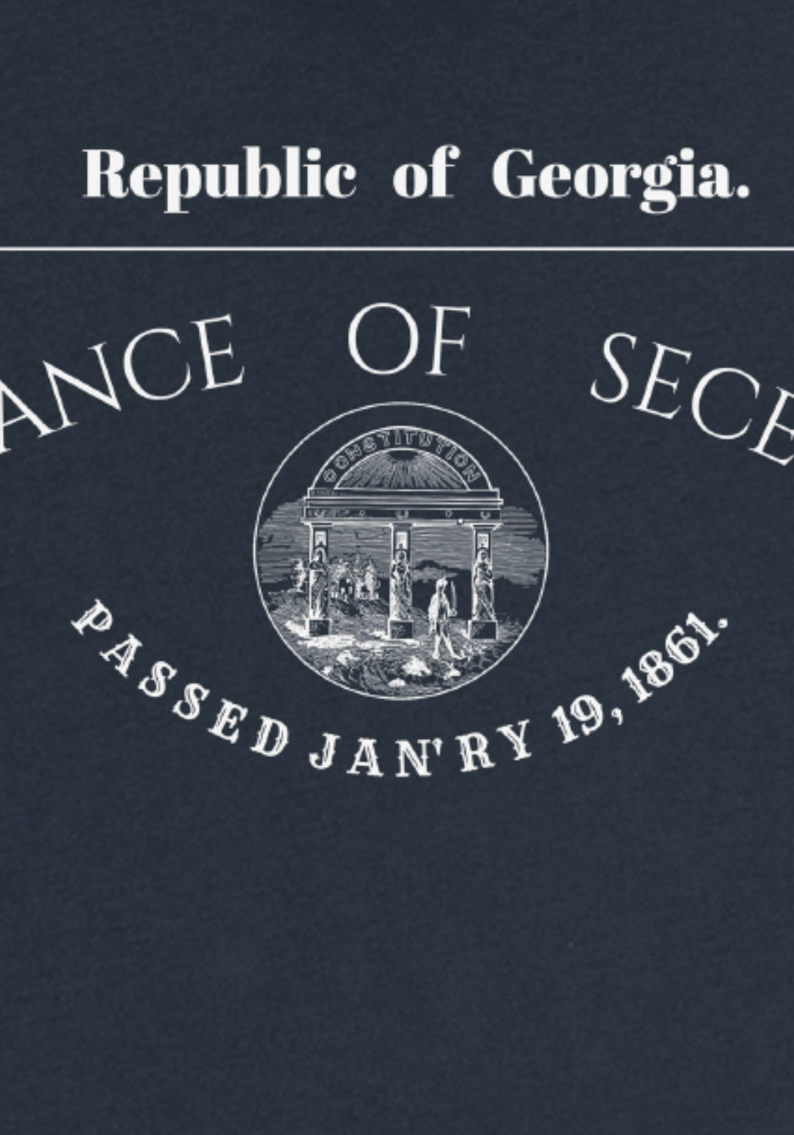 Republic of Georgia - Secession Ordinance Shirt