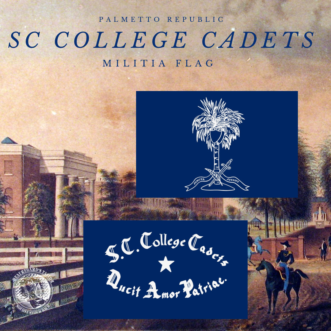 South Carolina College Cadets Flag Stickers/Magnets