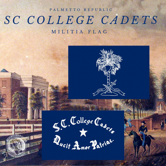 South Carolina College Cadets Flag Stickers/Magnets