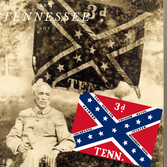 3rd Tennessee Infantry Flag Stickers/Magnets