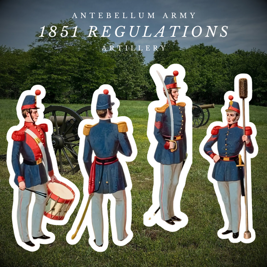1851 - Artillery Uniform Plate Stickers