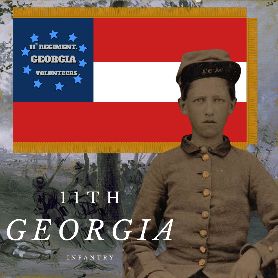 11th Georgia Infantry 1st National House Flag – Beauregard's Tailor