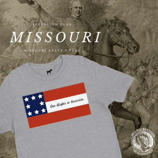 Missouri Secession Flag/Missouri State Guard T-Shirt
