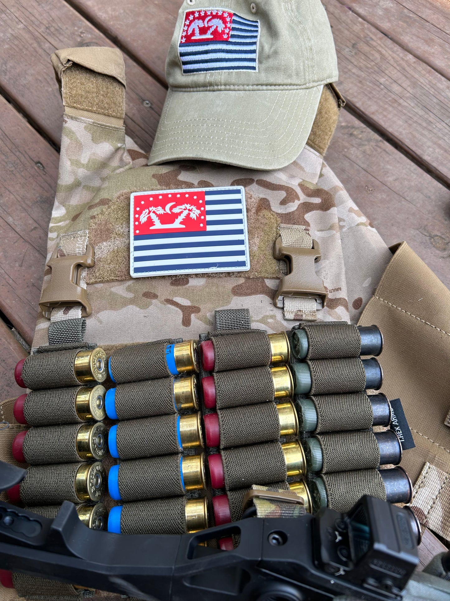 Fort Walker Flag PVC Morale Patch