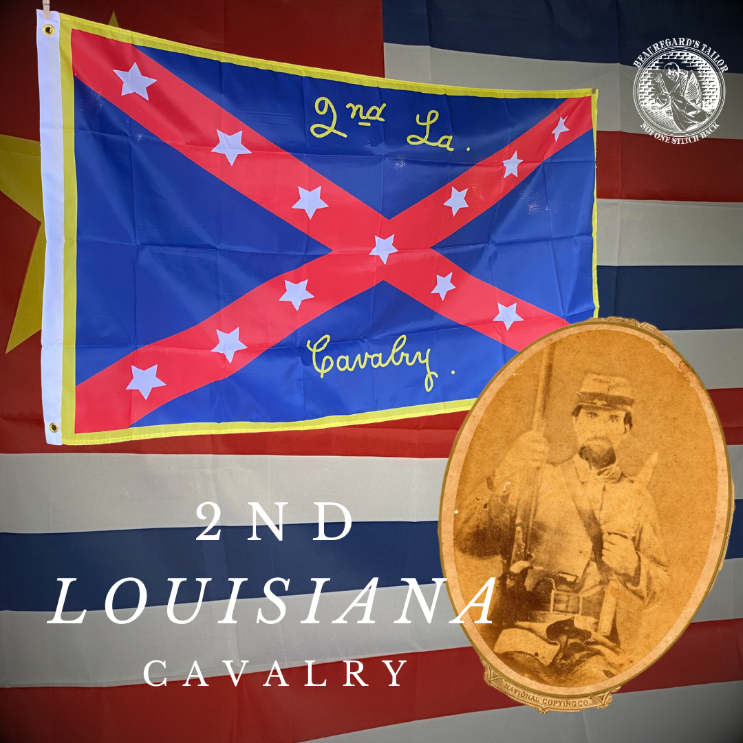 2nd Louisiana Cavalry House Flag