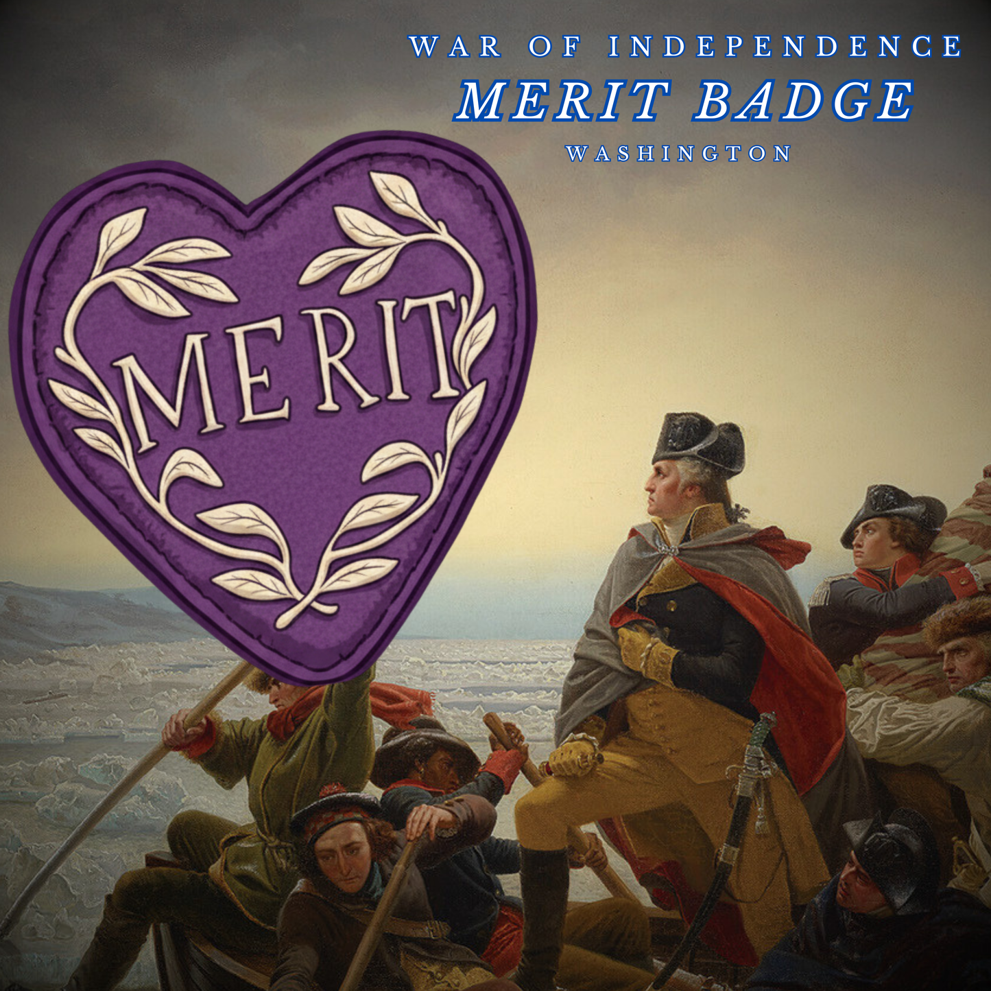 George Washington Badge of Merit Sticker/Magnet