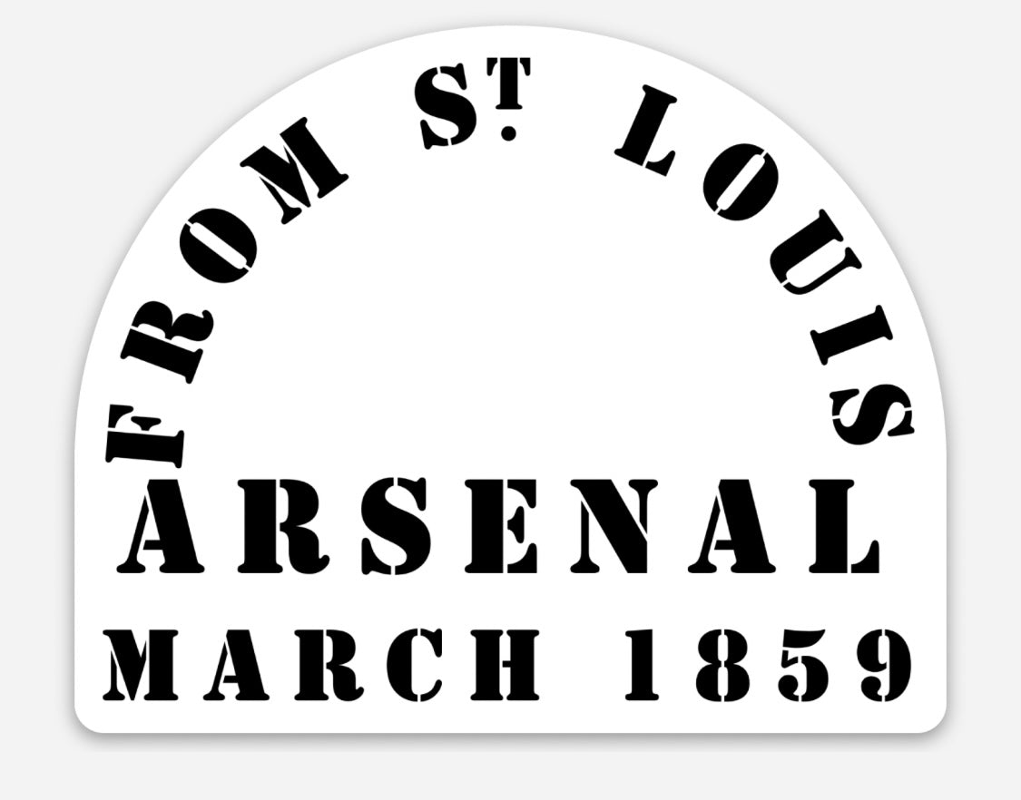 St. Louis Arsenal Stamp Stickers