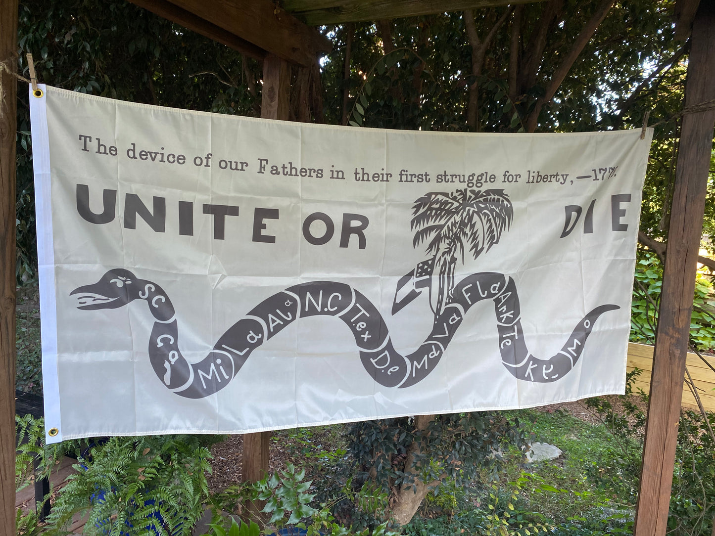 "Unite or Die" Southern Republic House Flag