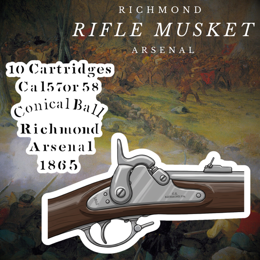 Richmond Arsenal Musket and Arsenal Packet Stickers/Magnets