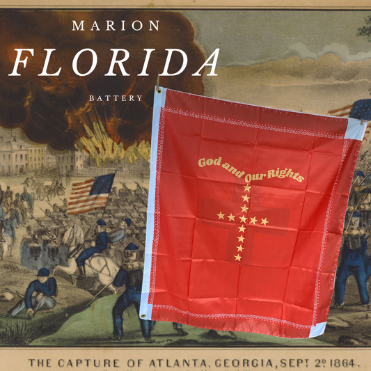 "God and Our Rights" Marion Light Artillery, Florida Battery House Flag