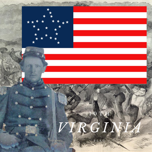 10th Virginia Infantry Flag (1st Manassas) Stickers