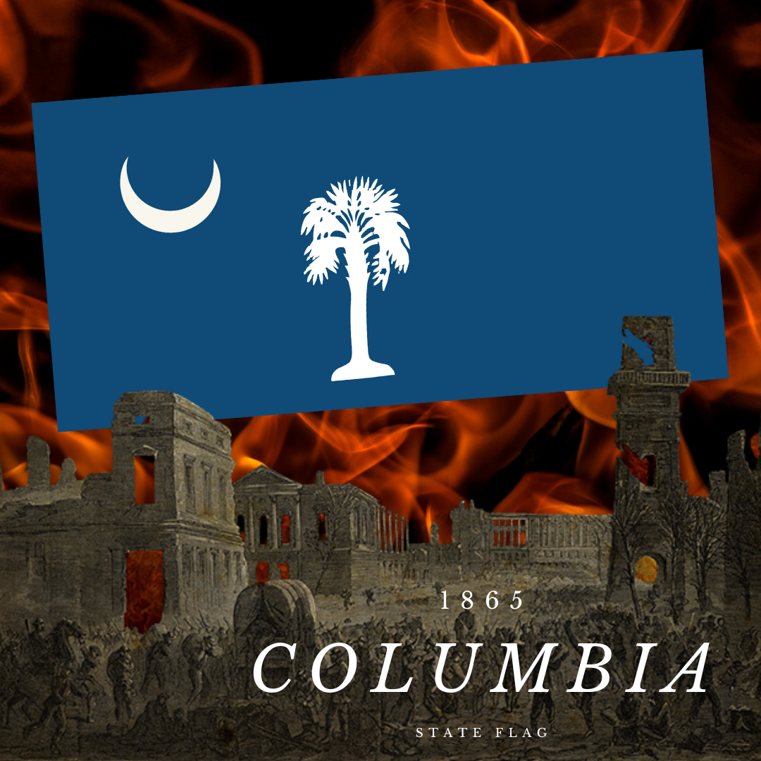 Columbia, South Carolina State Flag Stickers