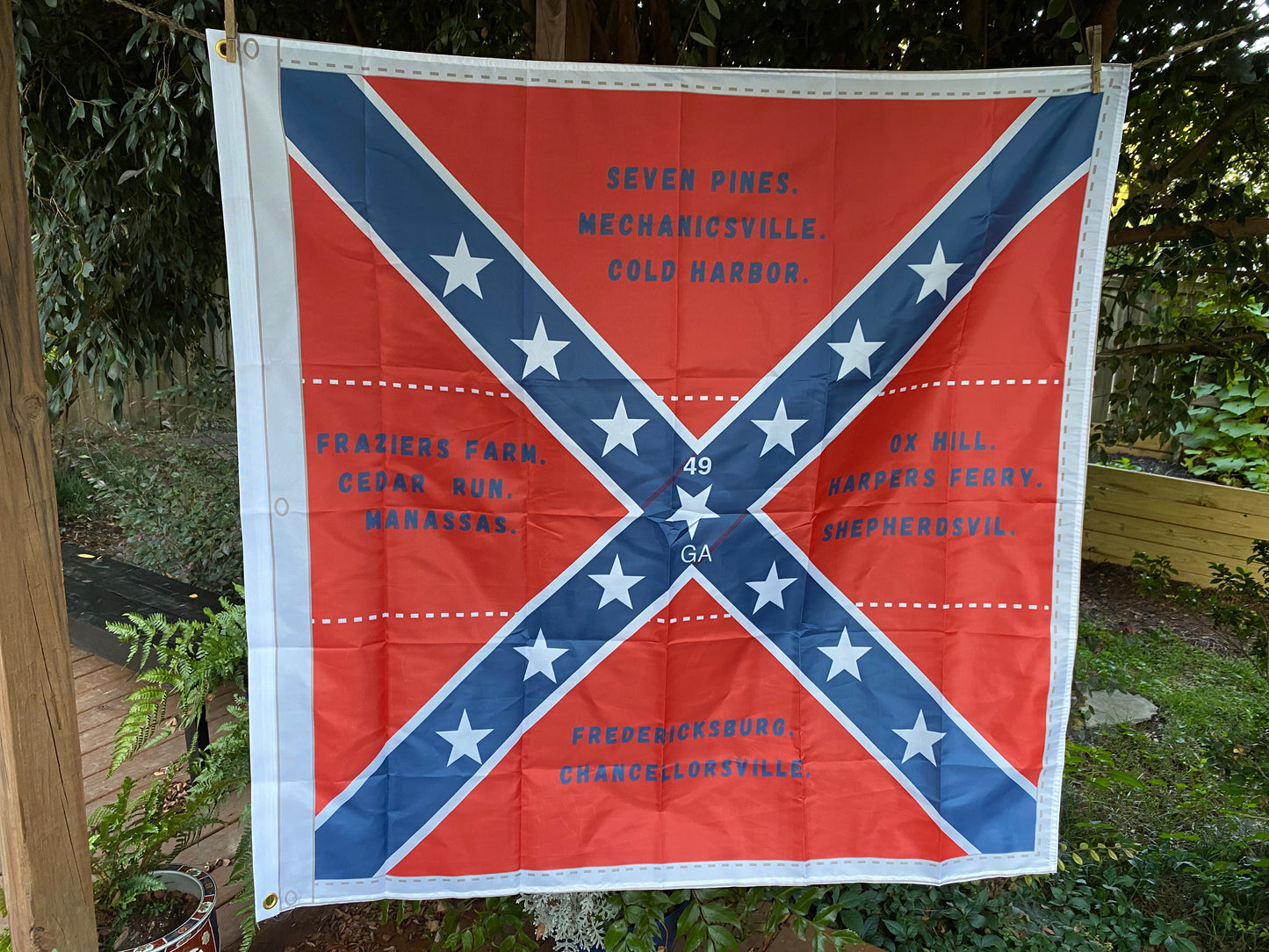 49th Georgia Infantry House Flag