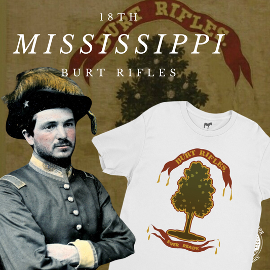 "Ever Ready" 18th Mississippi Infantry Flag Shirt
