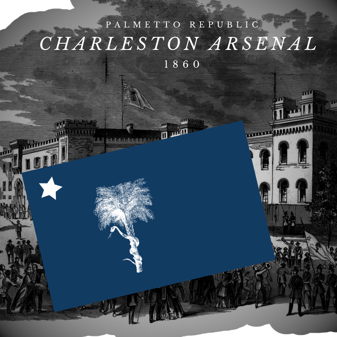 Charleston Arsenal Flag Stickers