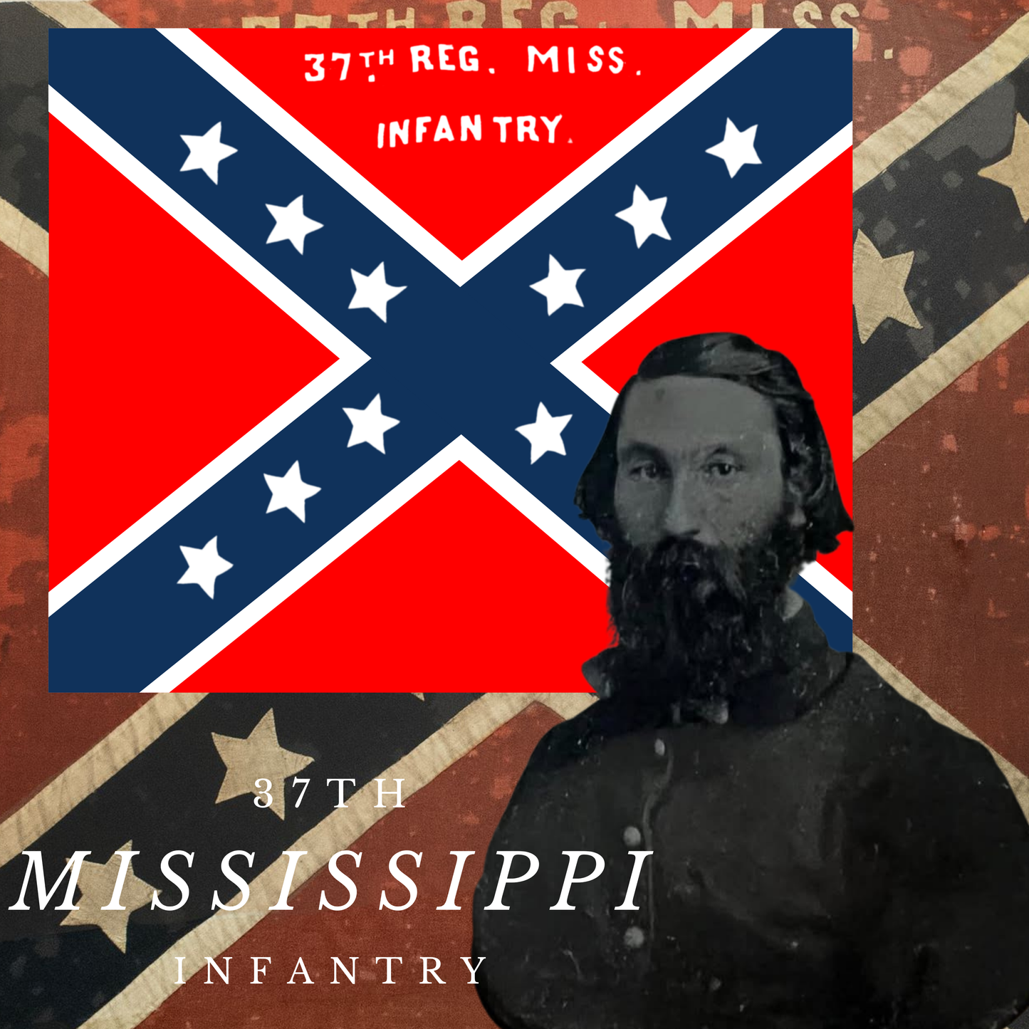 37th Mississippi Infantry Flag